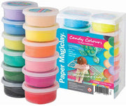 Paper Magiclay - 240g: Candy Colours (Pack of 12)