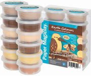 Paper Magiclay - 240g: Earth Colours (Pack of 12)