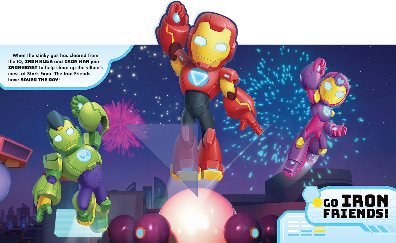 Iron Man and His Awesome Friends - Pop-Up Book - Iron Friends — inside page 4