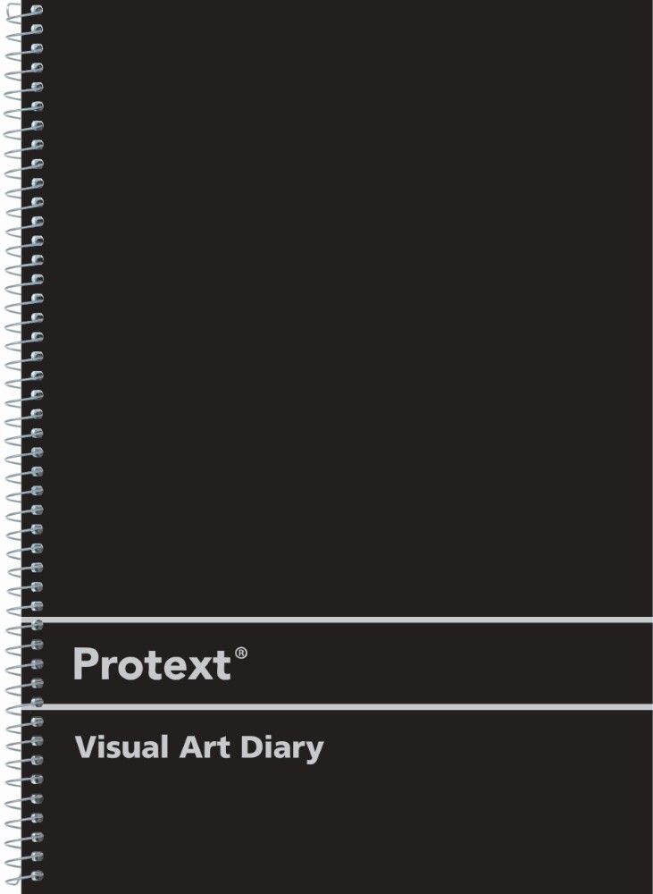 Protext A3 120pg 110gsm Black PP Visual Art Diary