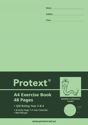 Protext A4 48pg Qld Yr3/4 Exercise Book (Pack of 20)