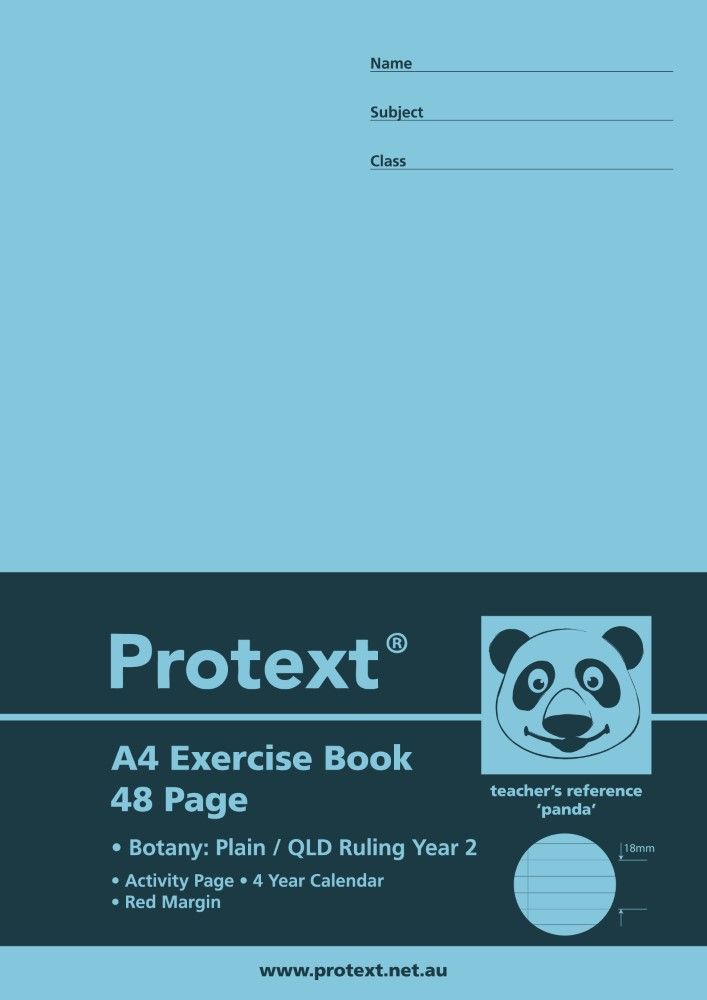 Protext A4 48pg Qld Yr2 Botany Book (Pack of 20)