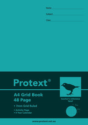 Protext A4 48pg 7mm Grid Book (Pack of 20)