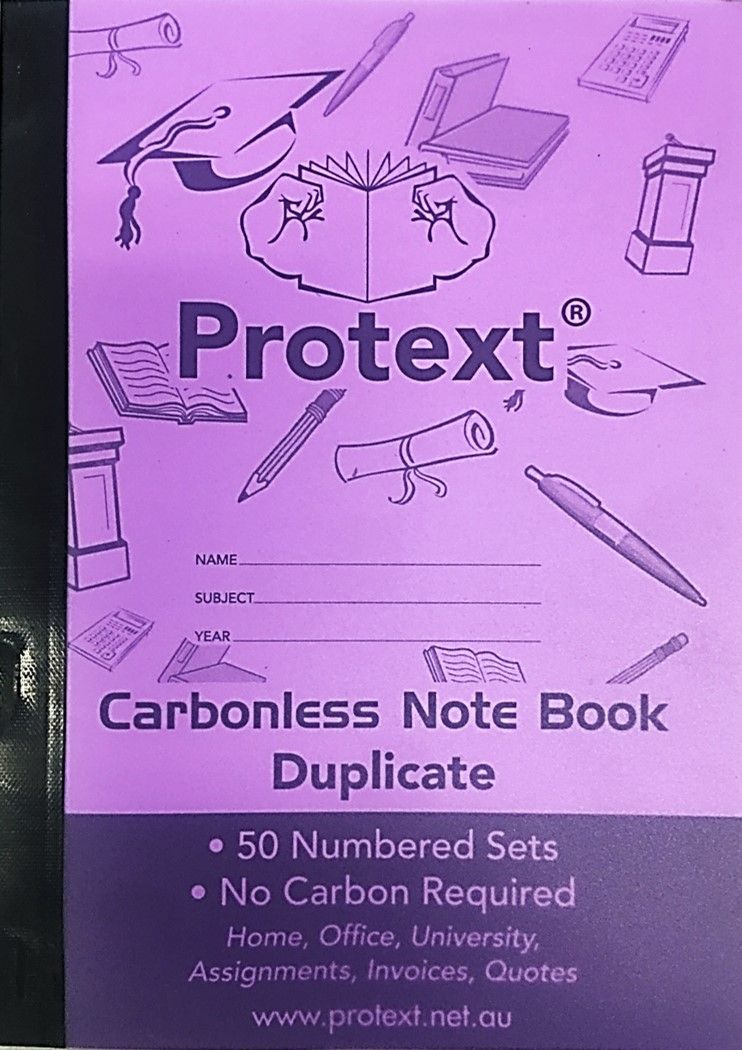 Protext Carbonless Duplicate Book (Pack of 5)