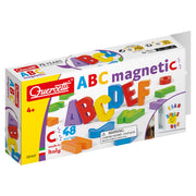 Quercetti - Magnetic Ridged Uppercase Letters 48 Pieces