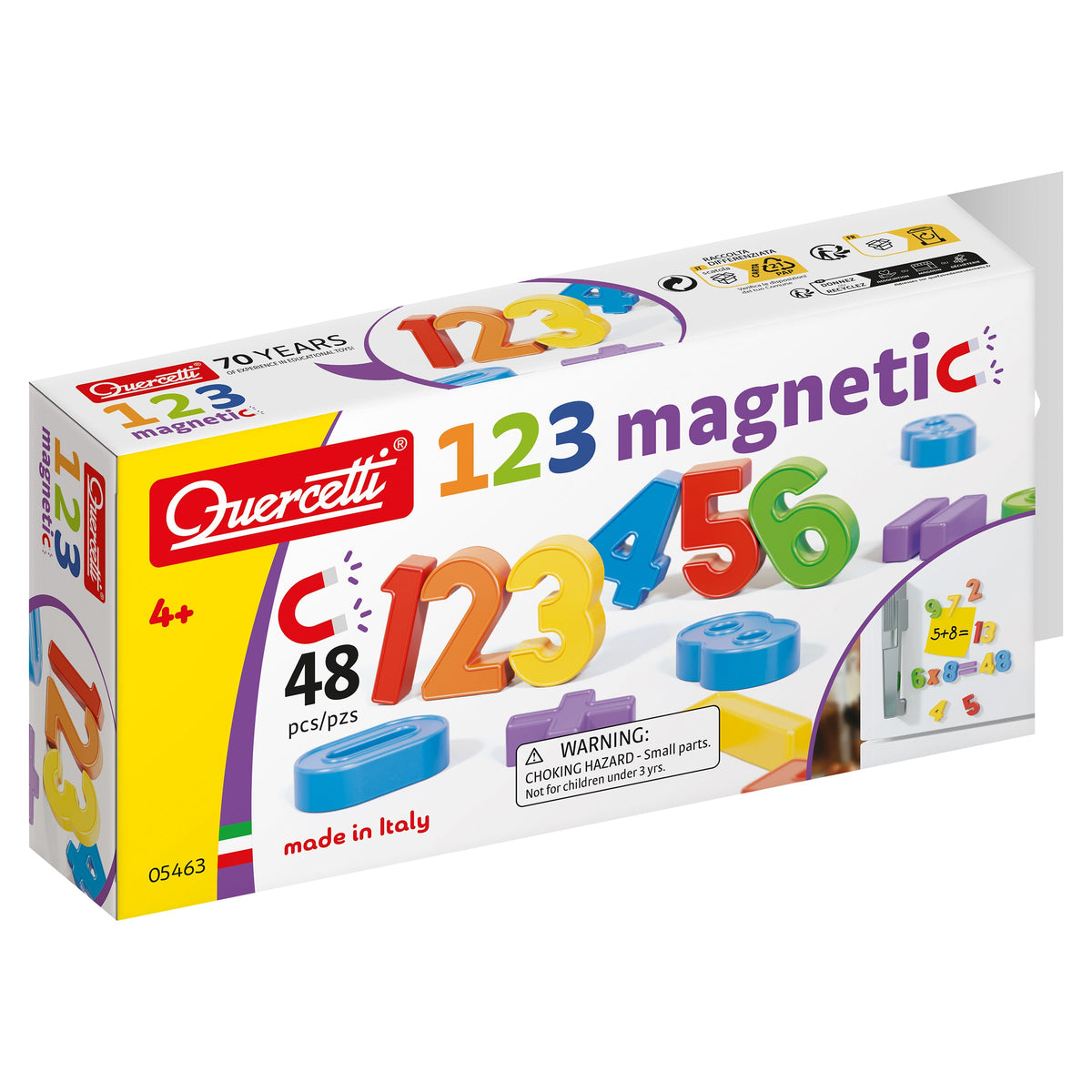 Quercetti - Magnetic Numbers 48 Pieces