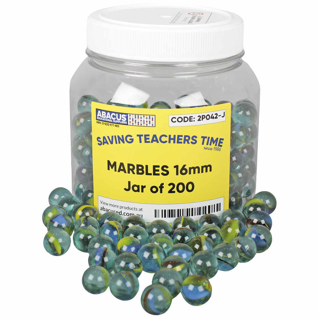 Marbles - 16mm (Jar of 200)