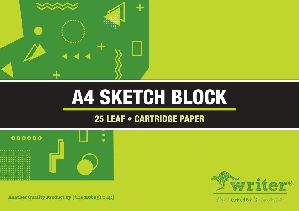 Writer A4 Sketch Block (Pack of 10)