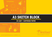 Writer A3 Sketch Block (Pack of 10)