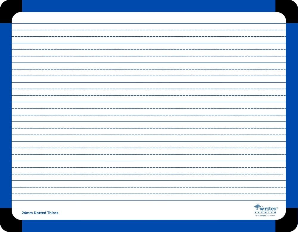 Writer 24mm Dotted Thirds Student Whiteboards 360x280mm