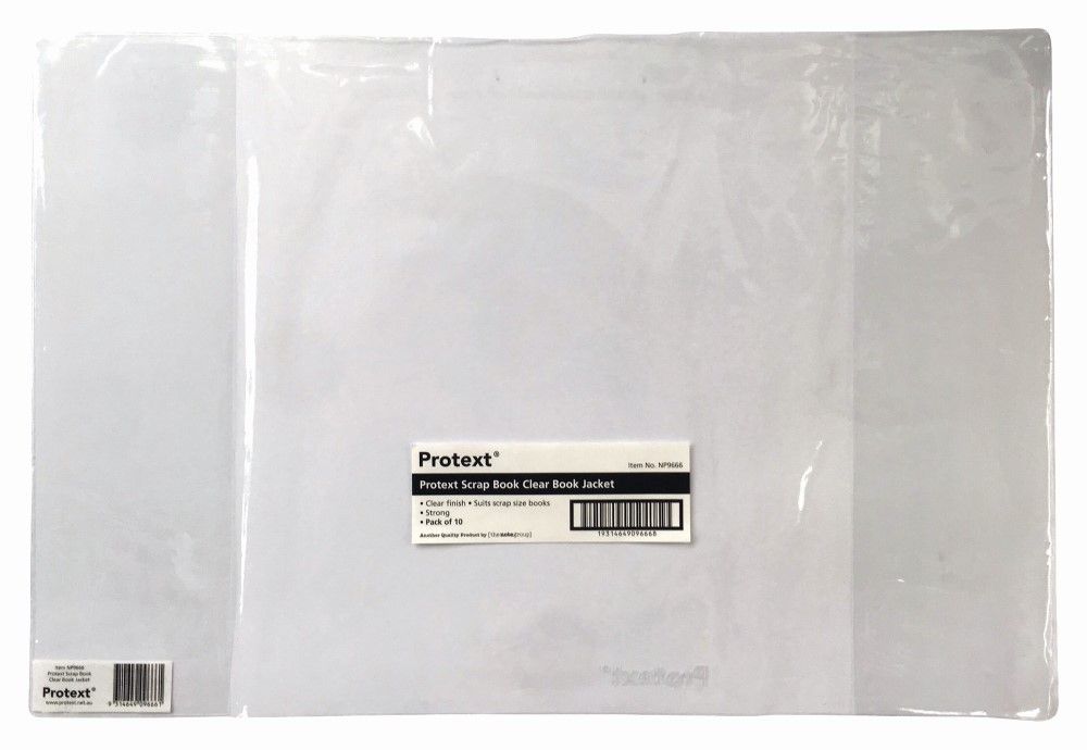 Protext Scrap Book Jacket pk10 Clear