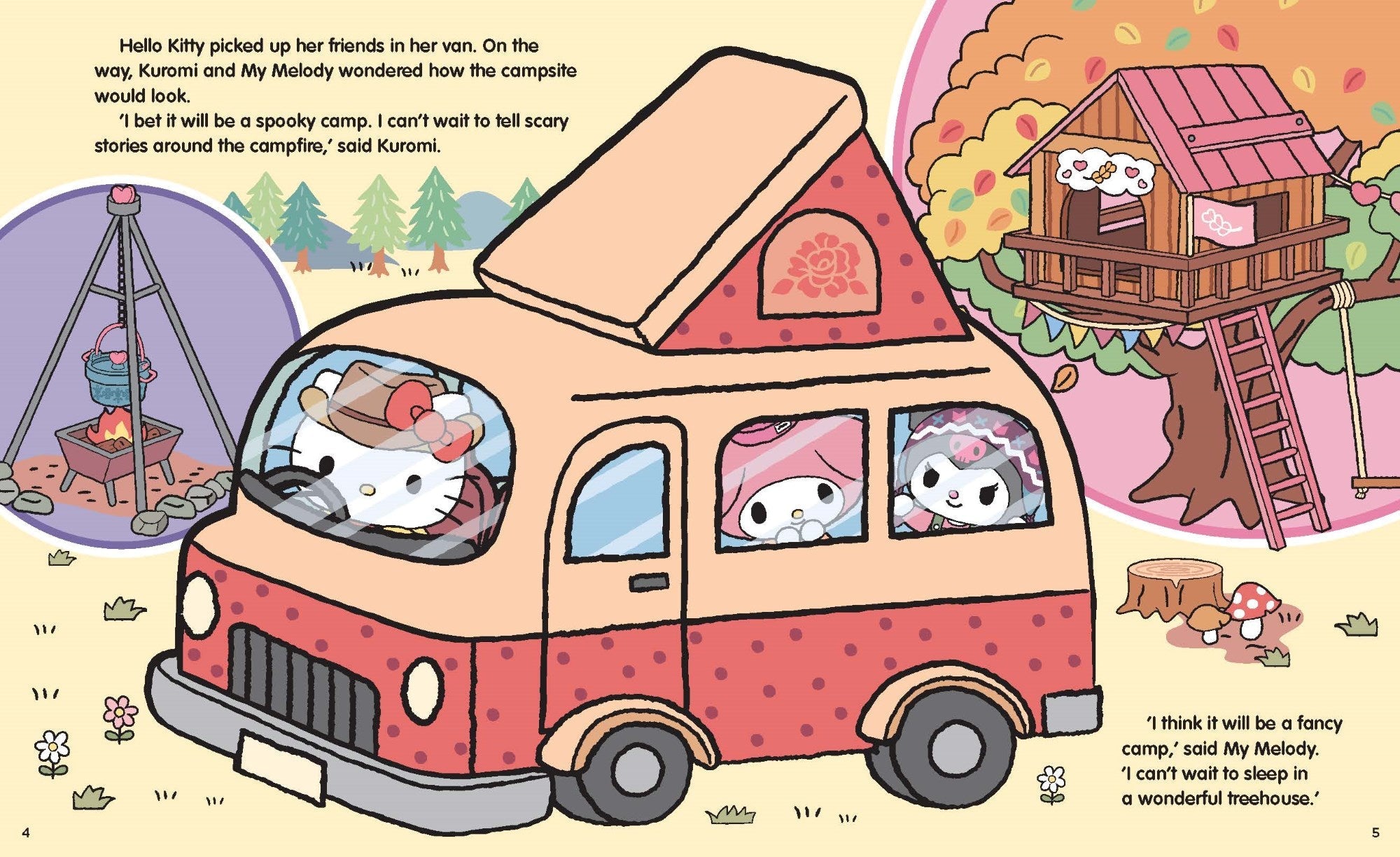Hello Kitty and Friends - Collect-Me Book - Camping Surprise — inside page 3