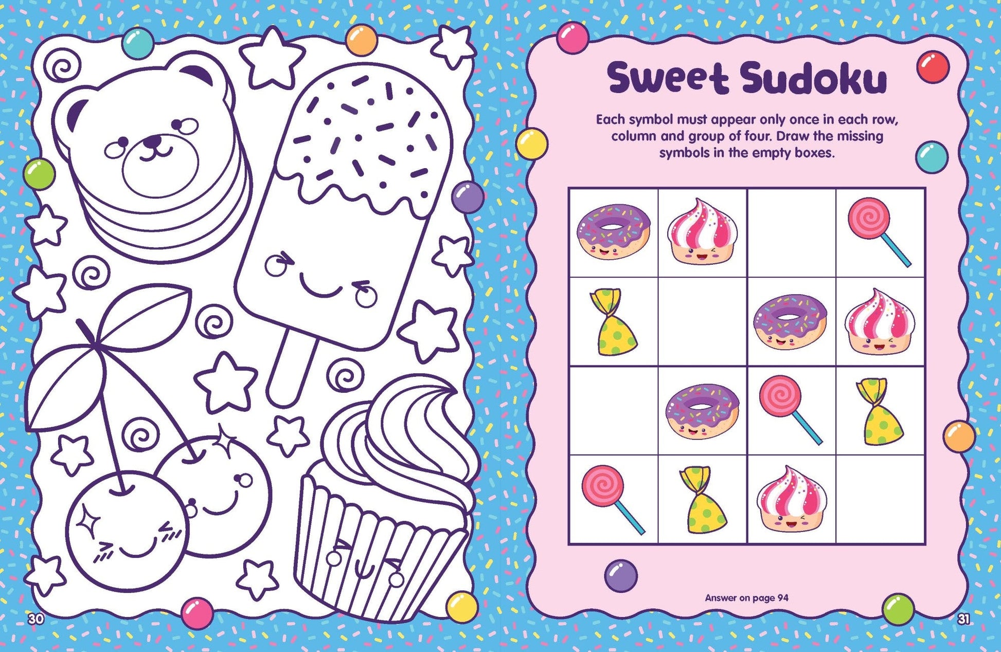 Sweetie Pie - Bumper Activity Book — inside page 1