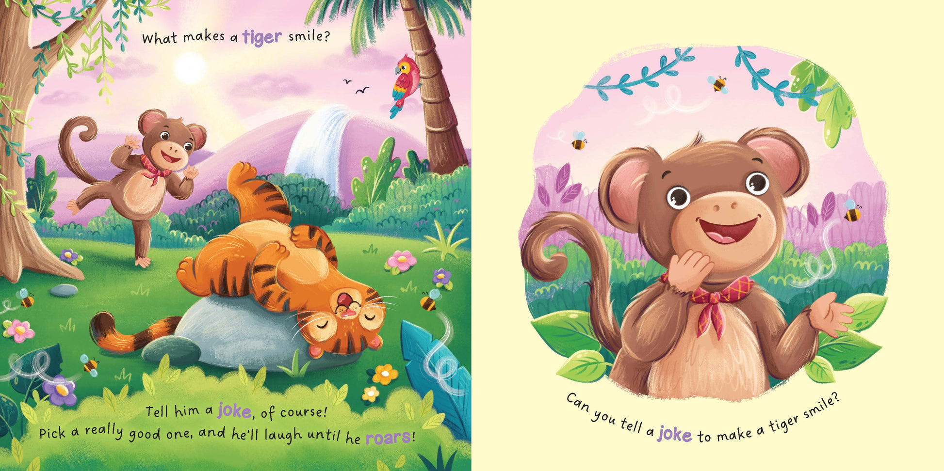 Story Time - Padded Board Book - Make Me Smile — inside page 4