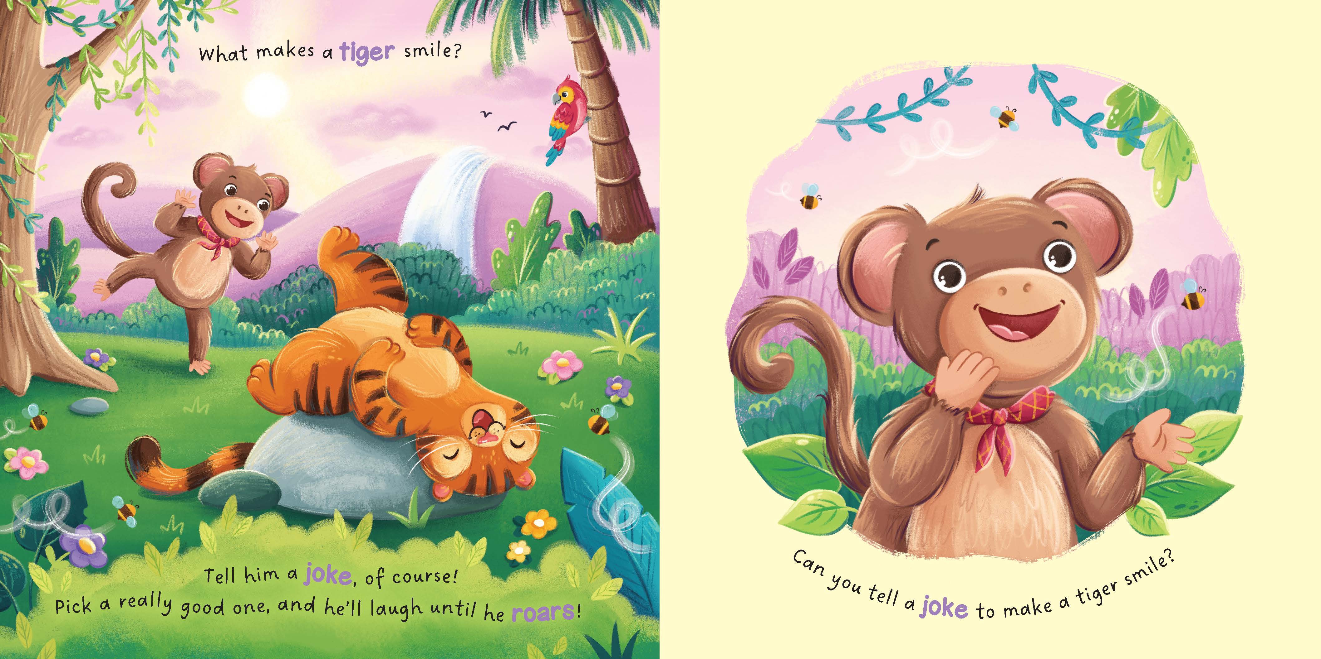 Story Time - Padded Board Book - Make Me Smile — inside page 4