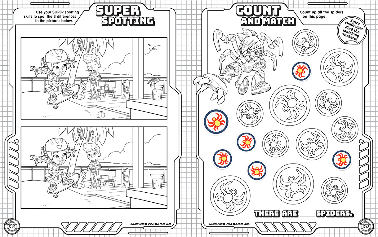 Iron Man and His Awesome Friends - Ultimate Sticker Book — inside page 6