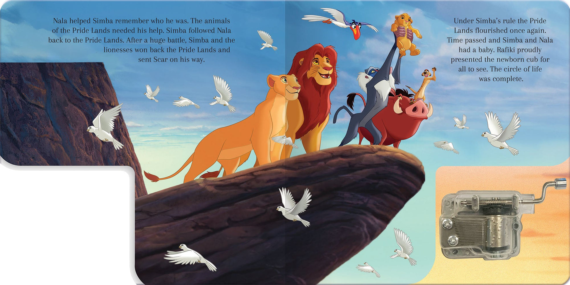 Disney The Lion King - Wind-Up Music Box Book — inside page 5