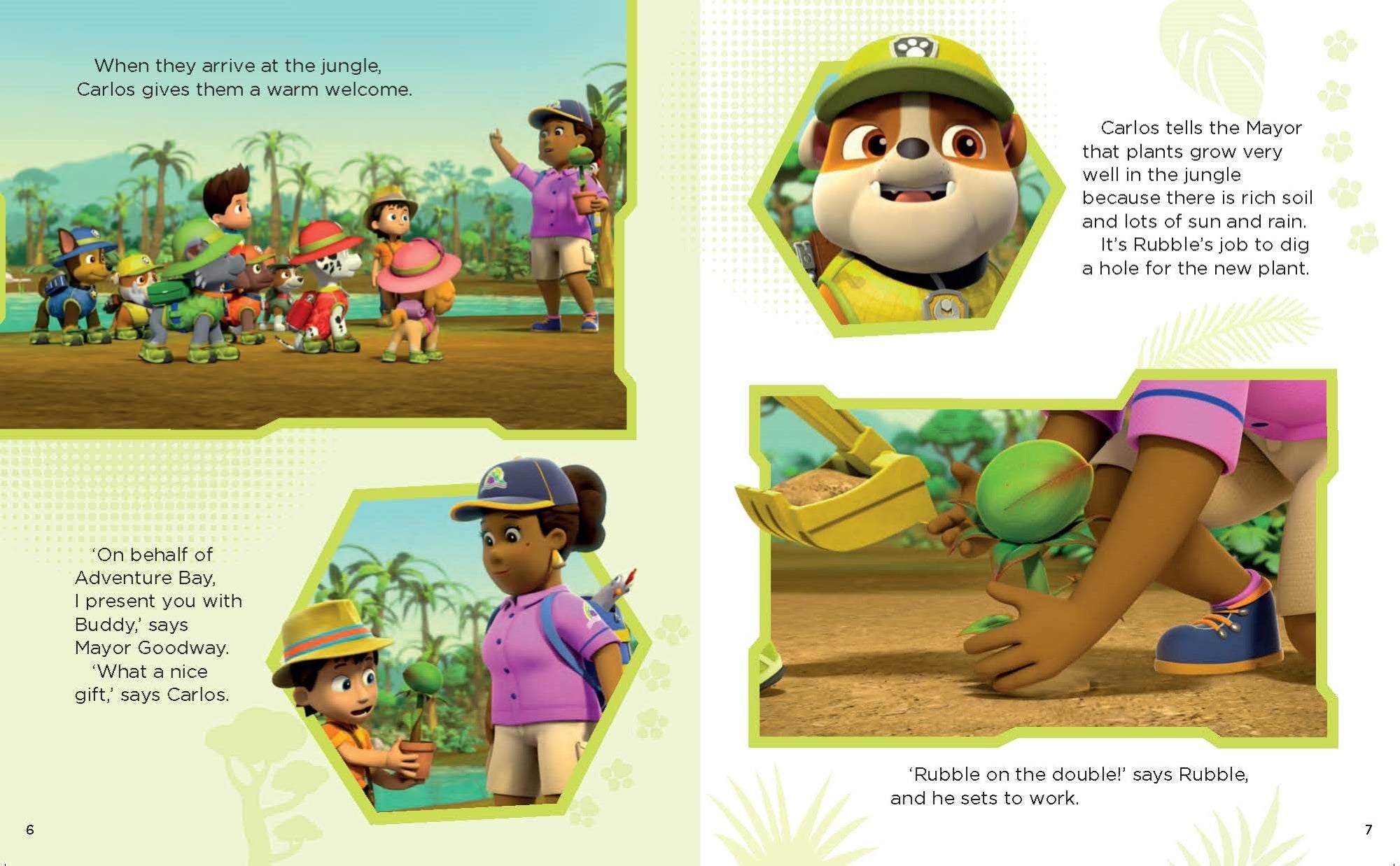 PAW Patrol - Collect-Me Book - Pups Save a Giant Plant — inside page 3