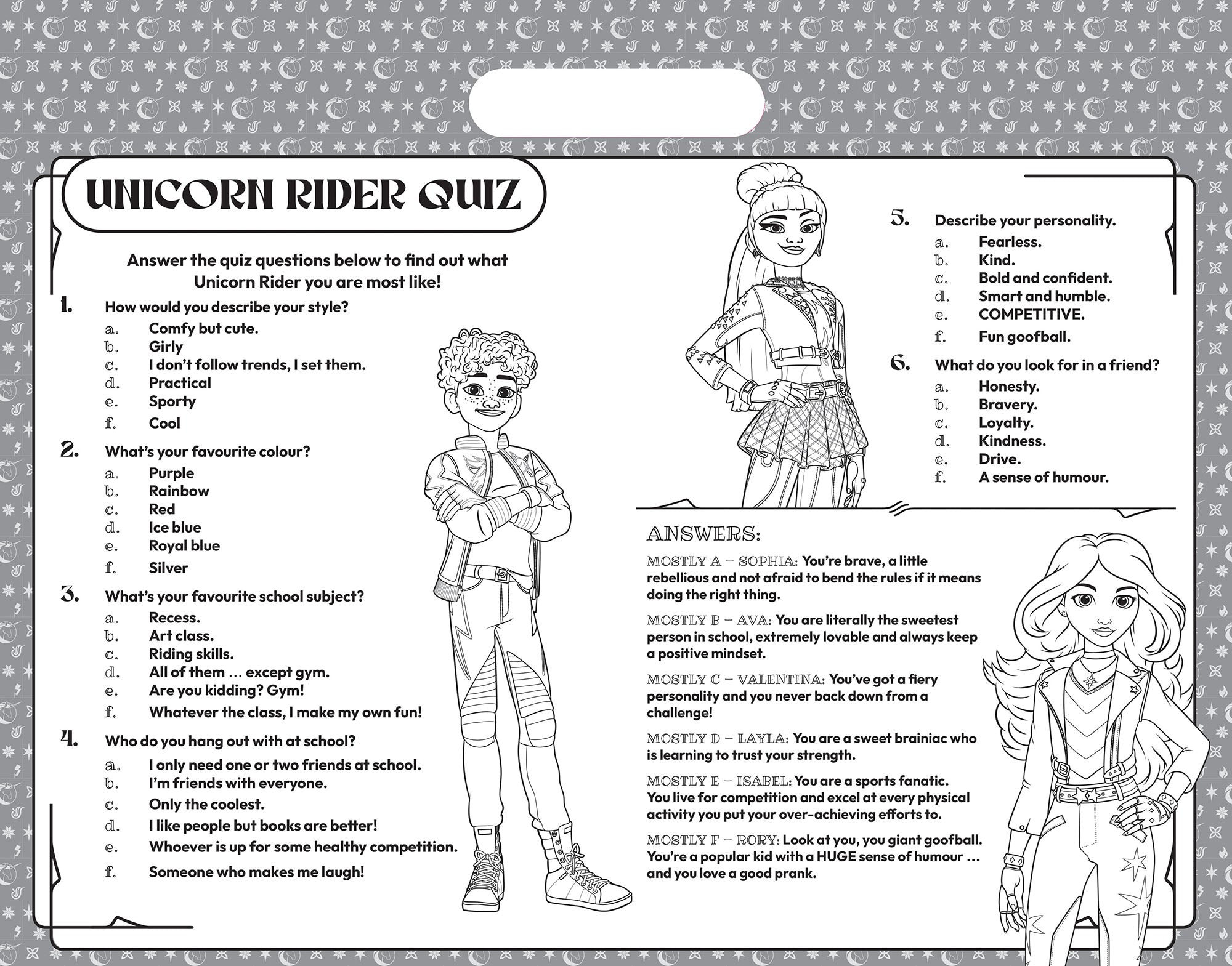 Unicorn Academy - Giant Activity Pad — inside page 3