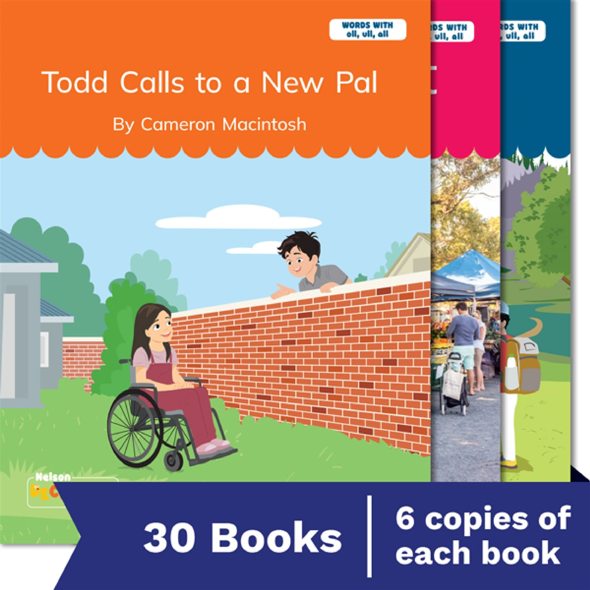 Nelson Decodable Readers Words with ull, oll, all Small Group Pack X 30