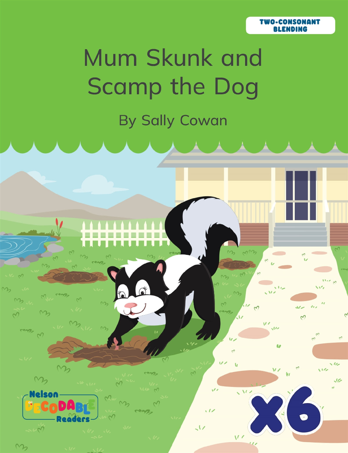Mum Skunk and Scamp the Dog x 6 (Consonant Blending)