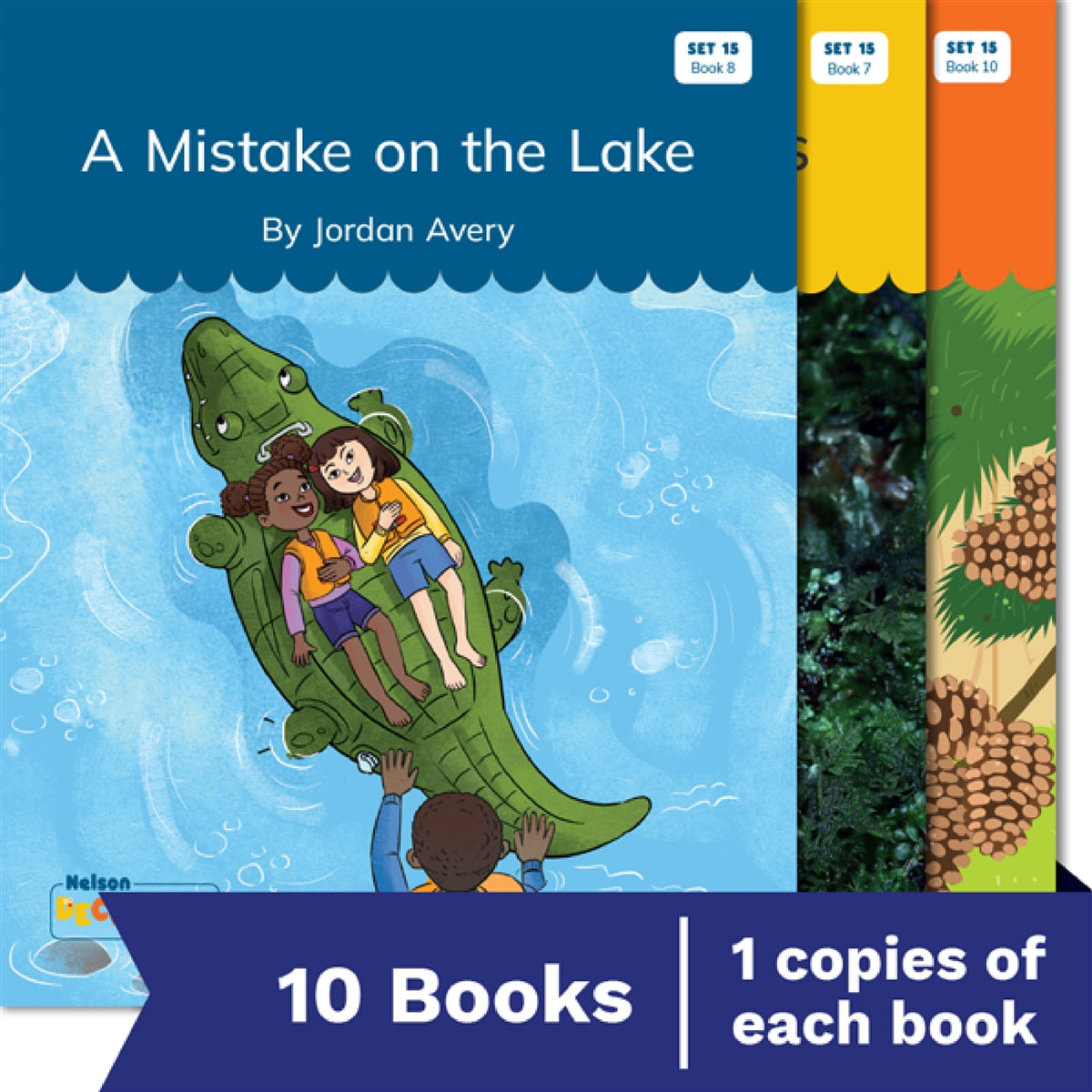 Nelson Decodable Readers Set 15 Syllables set pack x 10
