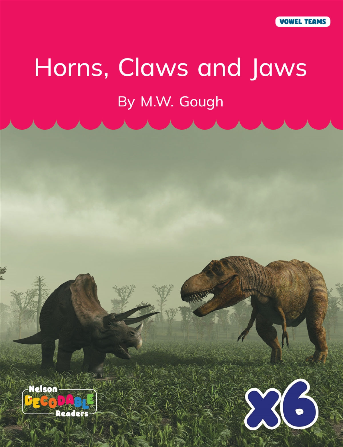 Horns, Claws and Jaws x 6 (Vowel Teams)