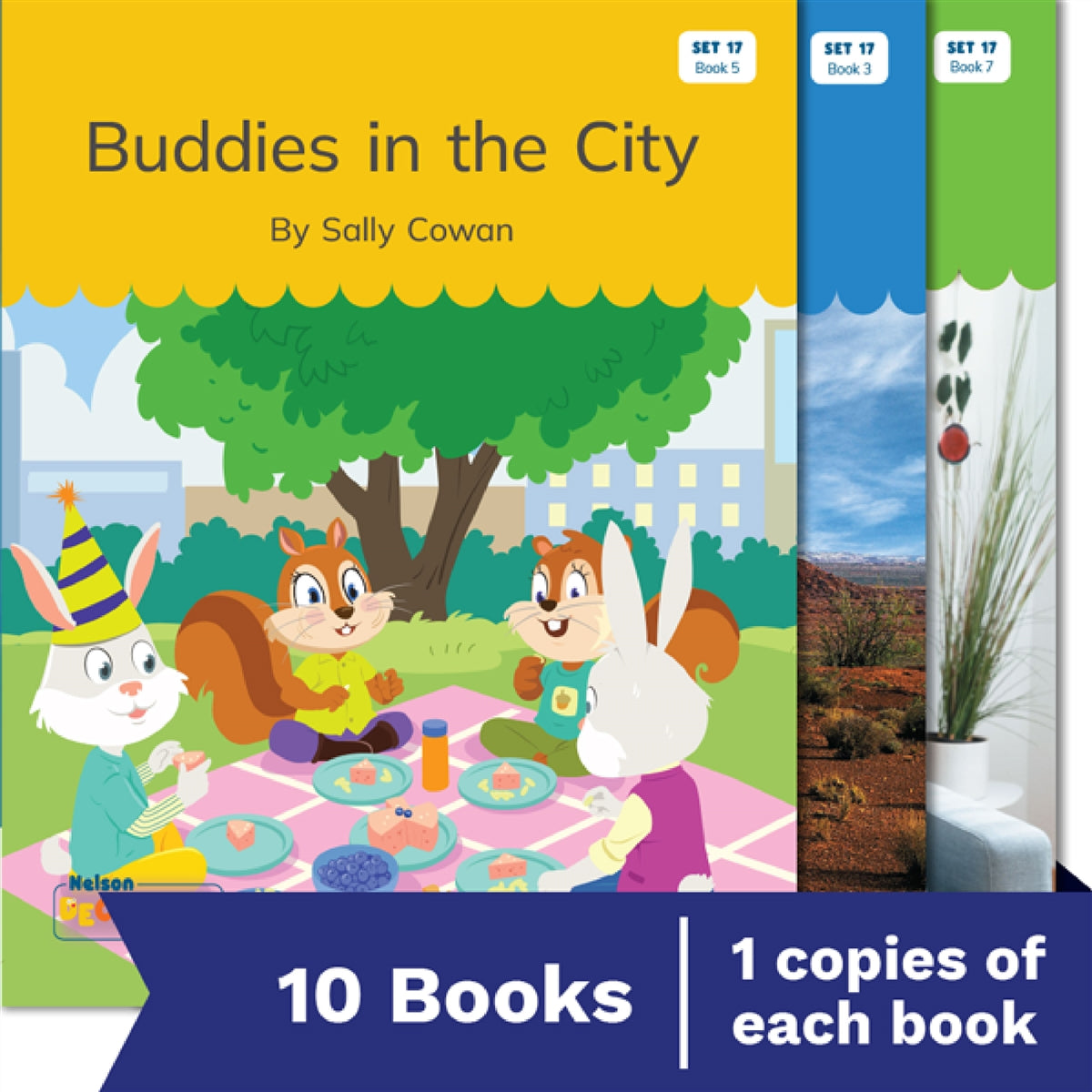 Nelson Decodable Readers Set 17 Suffixes Set Pack x 10
