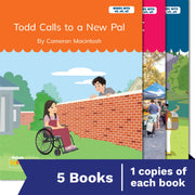 Nelson Decodable Readers Words with ull, oll, all Set Pack x5