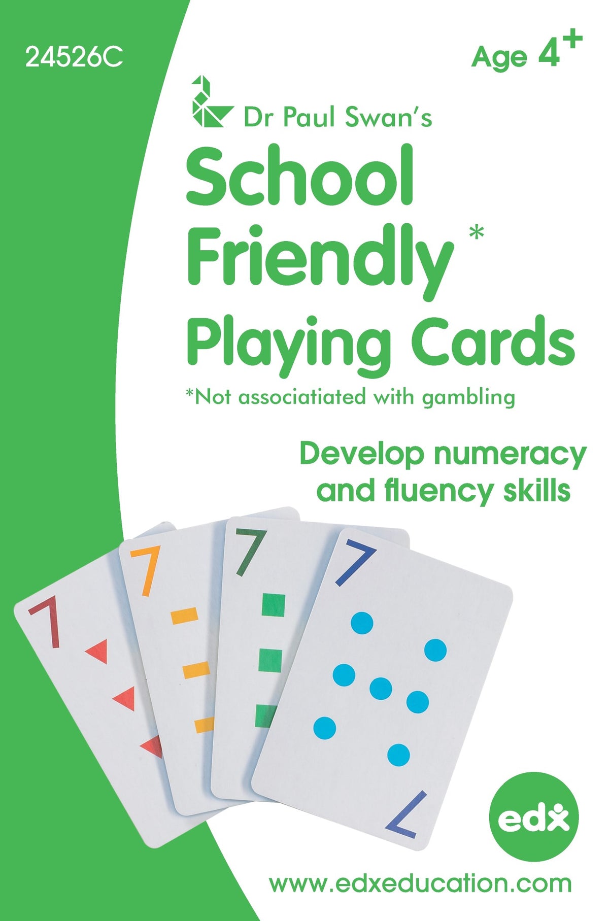 School Friendly Cards (Carton of 100 Individual Packs)