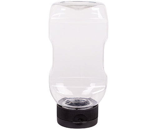 Upside Down Squeeze Bottle with Non Drip Valve - 3 pack