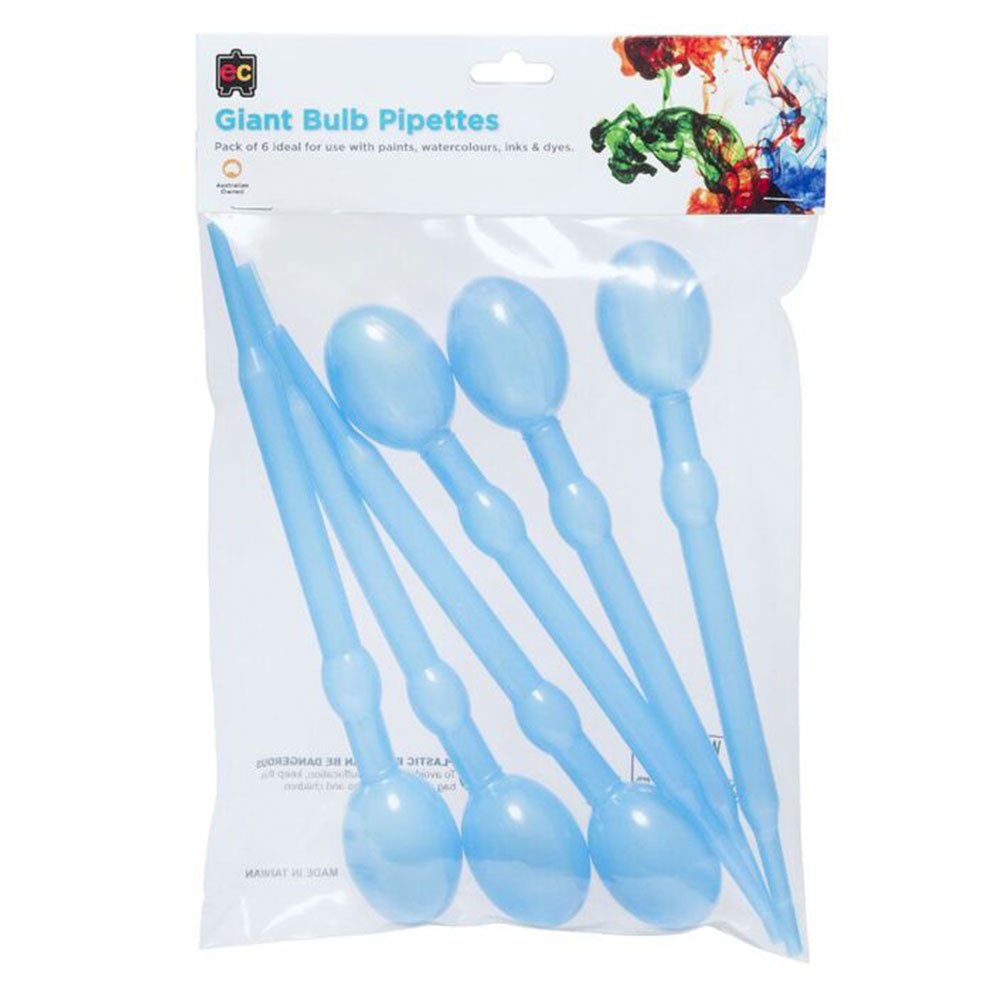Giant Bulb Pipettes 6pack