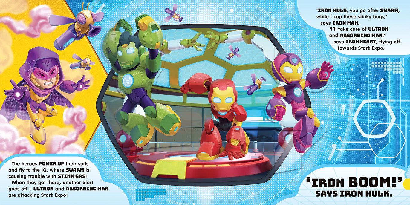 Iron Man and His Awesome Friends - Pop-Up Book - Iron Friends — inside page 2