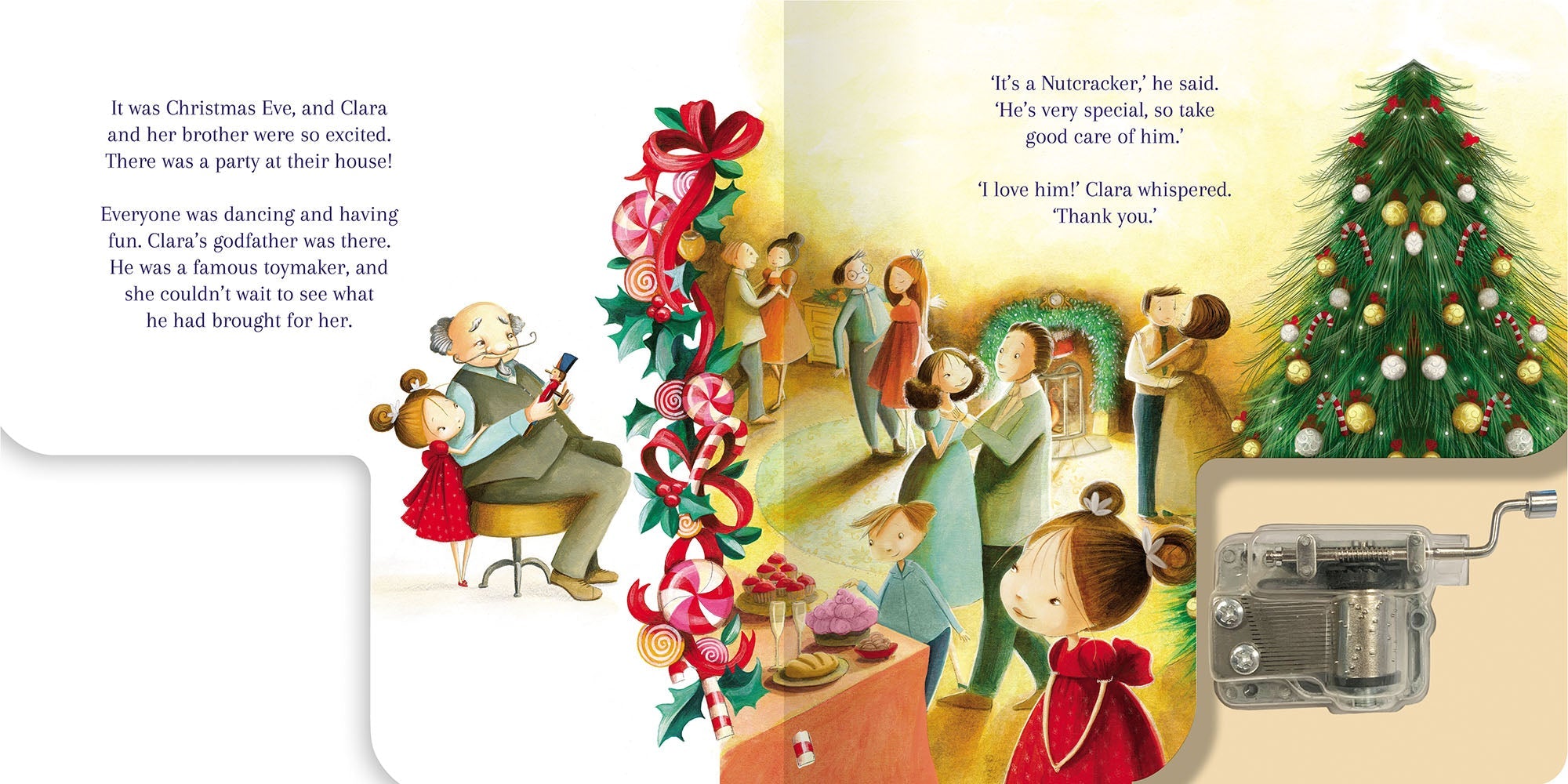 Wind-Up Music Box Book - The Nutcracker (Small format) — inside page 1