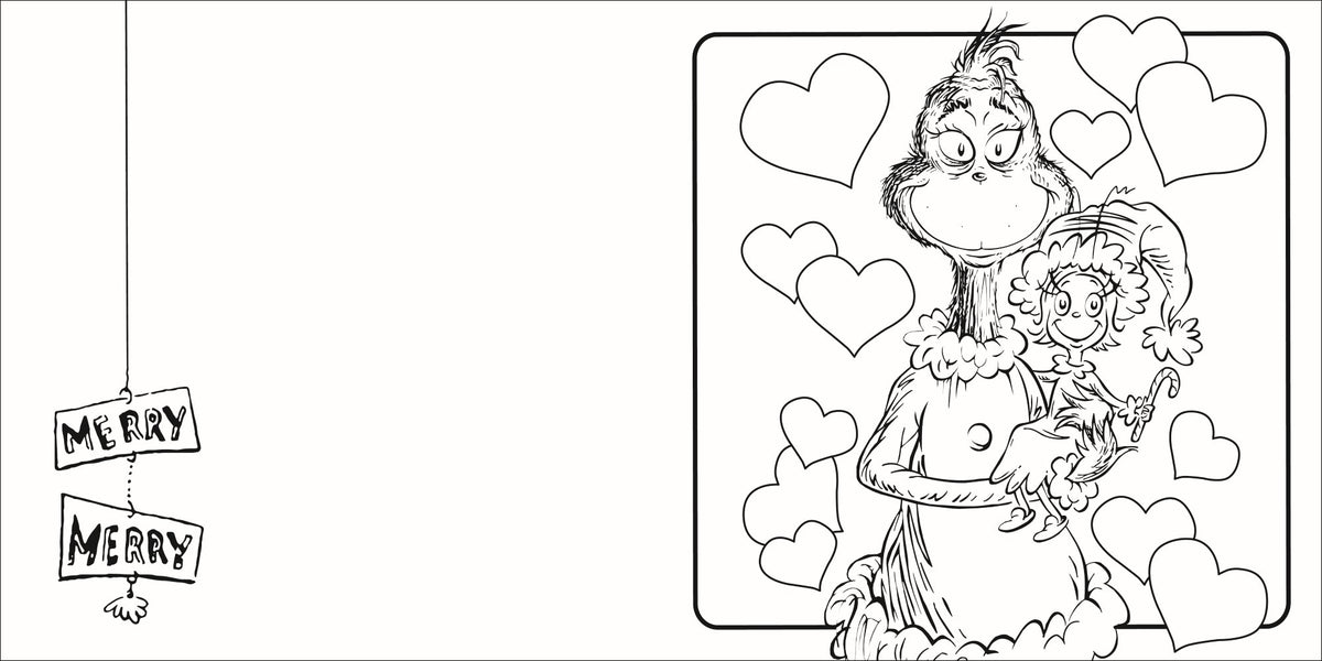 Dr. Seuss' The Grinch - Adult Colouring Book - Perfectly Grinchy