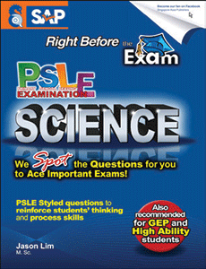Right Before The Exam - PSLE SCIENCE