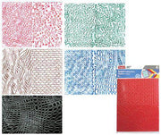 Rubbing Plates - Large Texture (Pack of 4)