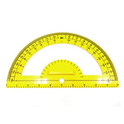 Protractor - Blackboard - Plastic - 0-180Â°