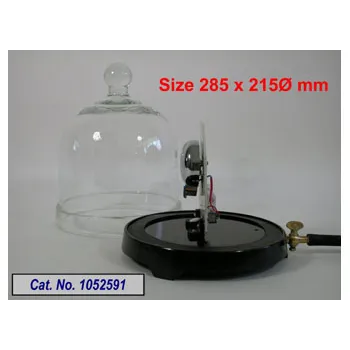 Bell in Vacuum with Plate & Bell - Electric - view 3