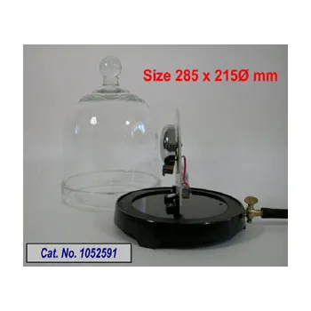 Bell in Vacuum with Plate & Bell - Electric - view 4
