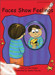 Red Rocket Readers: Early Level 1 Fiction Set C: Faces Show Feelings (Reading Level 5/F&P Level D)