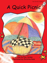Red Rocket Readers: Early Level 1 Fiction Set A: A Quick Picnic (Reading Level 5/F&P Level B)