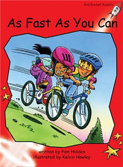 Red Rocket Readers: Early Level 1 Fiction Set B: As Fast as You Can (Reading Level 4/F&P Level B)