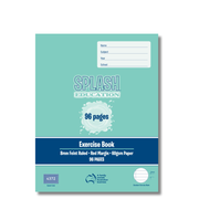 Splash 9*7 96pg 8mm Ruled Exercise Book (Pack of 10)