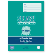 Splash A4 96pg 10mm Grid Book (Pack of 10)