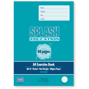 Splash A4 48pg Qld Yr1 Ruled Exercise Book (Pack of 20)