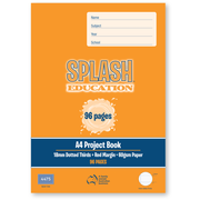 Splash A4 96pg 18mm Dotted Thirds Project Book (Pack of 10)