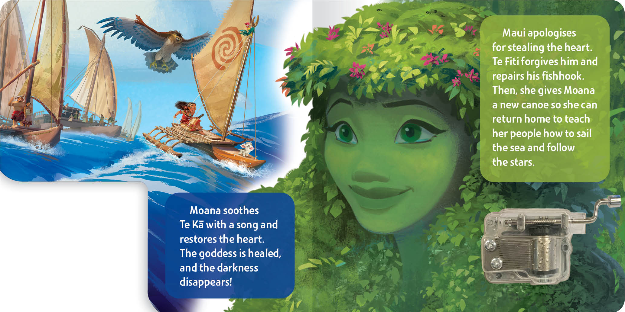 Disney Moana - Wind-Up Music Box Book — inside page 5