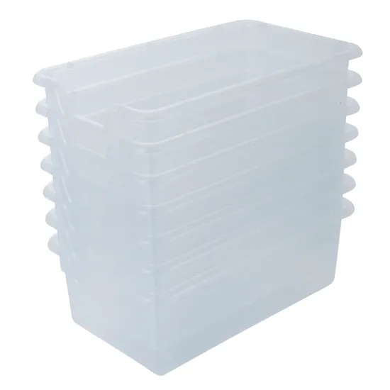 Clear Storage Tub - 20.5x34x12.3 - view 3