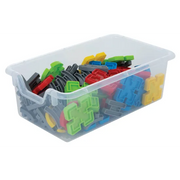 Clear Storage Tub - 20.5x34x12.3